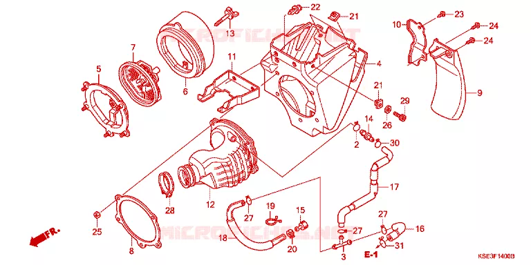 FILTRE A AIR Honda MOTO 150 CRF 2012  CRF150RC