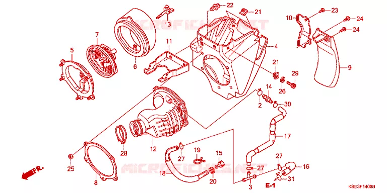 FILTRE A AIR Honda MOTO 150 CRF 2012  CRF150RC