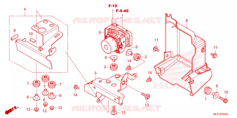 MODULATEUR ABS/SUPPORT Honda MOTO 500 CL 2023  CL500AP