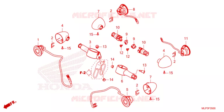 CLIGNOTANT Honda MOTO 500 CL 2023  CL500AP