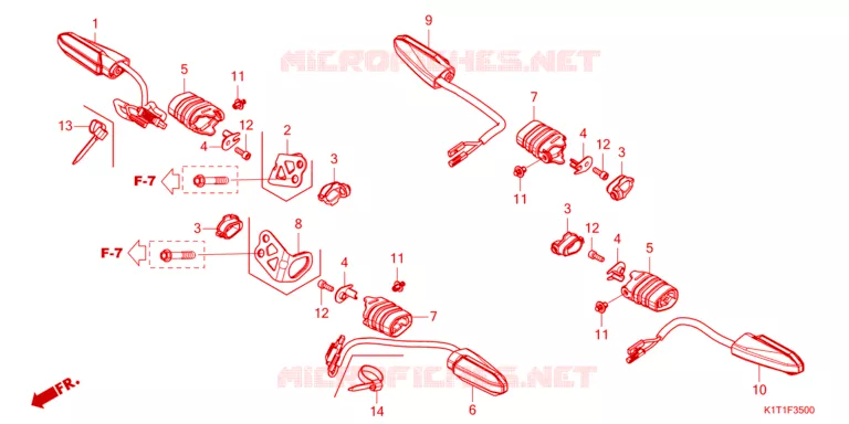 CLIGNOTANT Honda MOTO 250 CRF 2023  CRF250LAP
