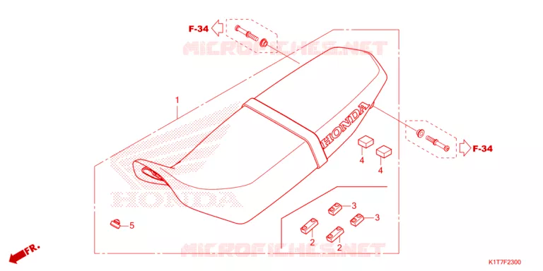 SELLE Honda MOTO 250 CRF 2024  CRF250LRAP