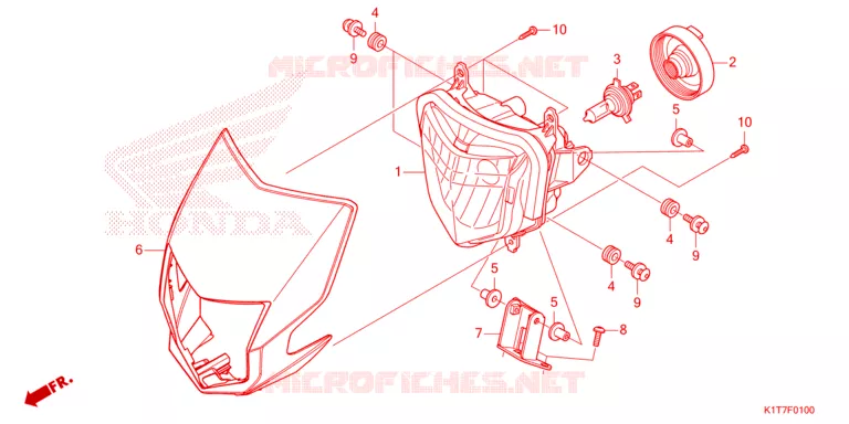 PHARE Honda MOTO 300 CRF 2024  CRF300LAP