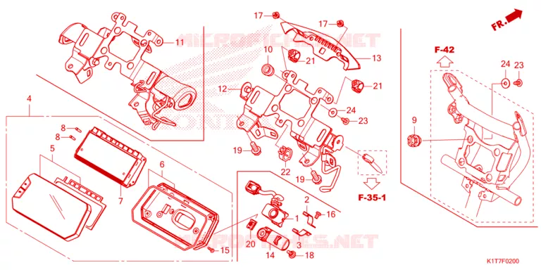 COMPTEUR Honda MOTO 300 CRF 2023  CRF300LAP