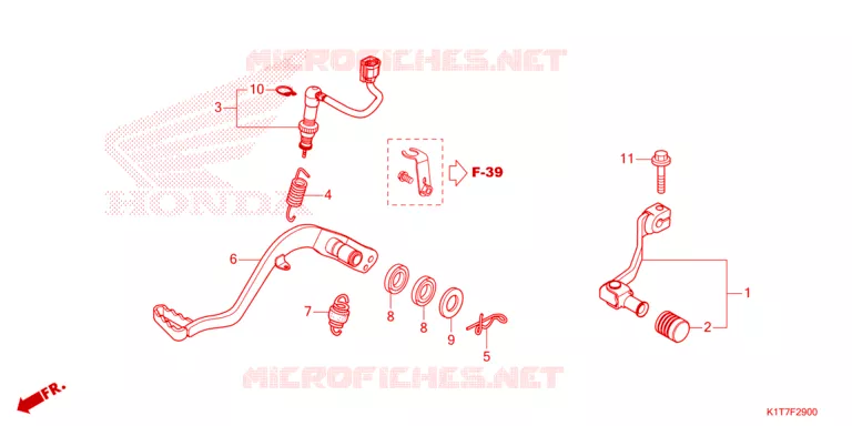 PEDALE Honda MOTO 300 CRF 2023  CRF300LRAP