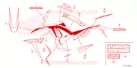AUTOCOLLANTS pour Honda CRF 300 RALLY ABS de 2023