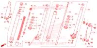 FOURCHE pour Honda CRF 300 RALLY ABS de 2023