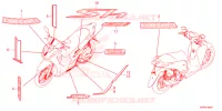 AUTOCOLLANTS pour Honda SH 125 4ED de 2023