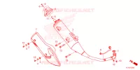 SILENCIEUX D'ECHAPPEMENT pour Honda PCX 125 ABS de 2023