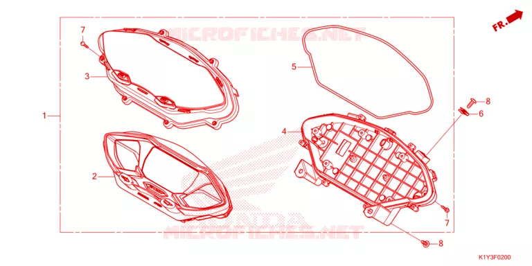 COMPTEUR Honda SCOOTER 125 PCX 2023  WW125AP
