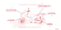 AUTOCOLLANTS pour Honda PCX 125 ABS de 2024