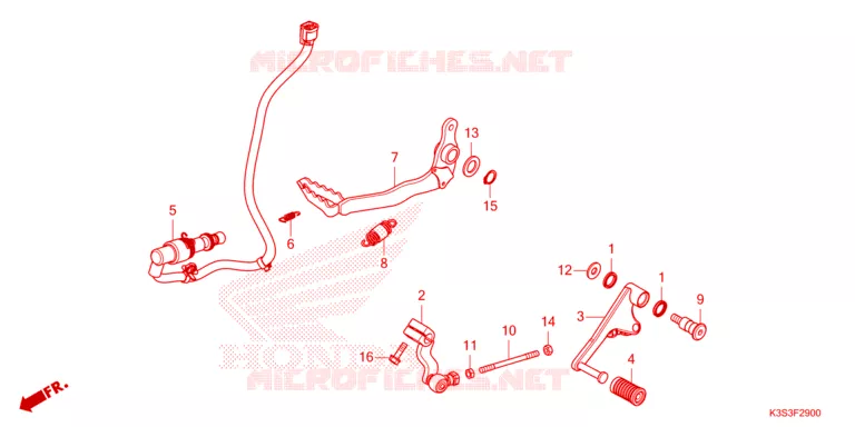 PEDALE Honda MOTO 250 CL 2024  CL250AP
