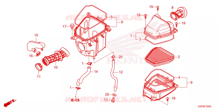 FILTRE A AIR Honda MOTO 150 RS 2022  FS150FAP_MA