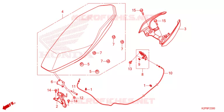 SELLE Honda MOTO 150 RS 2022  FS150FAP_MA