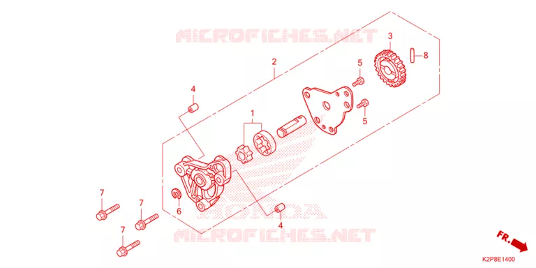 POMPE A HUILE Honda MOTO 150 RS 2022  FS150FAP_MA