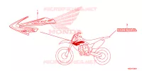 AUTOCOLLANTS pour Honda CRF 150 R BIG WHEELS de 2013