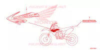 AUTOCOLLANTS pour Honda CRF 150 R de 2013