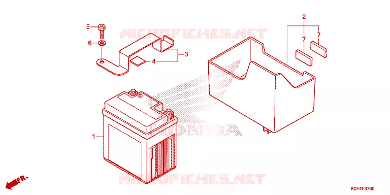 BATTERIE Honda MOTO 125 MONKEY 2020  Z125MAL