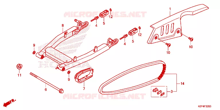 BRAS OSCILLANT Honda MOTO 125 MONKEY 2020  Z125MAL