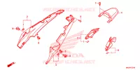 COUVERCLES LATERAUX pour Honda NC 750 POLICE YE de 2022