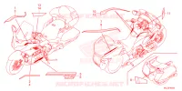 AUTOCOLLANTS pour Honda GL 1800 GOLD WING TOUR DCT, NAVI, AIRBAG de 2023