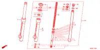 FOURCHE pour Honda BIZ 110 de 2023