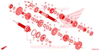 BOITE DE VITESSES pour Honda CBR 1000 RR SP BREMBO 30TH de 2024