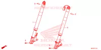 FOURCHE pour Honda CBR 1000 RR SP BREMBO de 2023