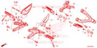 REPOSE PIED pour Honda CBR 1000 RR SP BREMBO de 2023