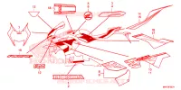 AUTOCOLLANTS pour Honda CBR 1000 RR de 2022