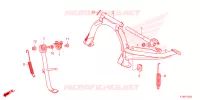 BEQUILLE pour Honda FORZA 350 2HK de 2023