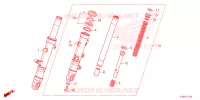 FOURCHE pour Honda FORZA 350 2HK de 2023
