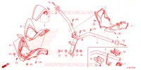 GUIDON   CARENAGE pour Honda FORZA 350 SI de 2023