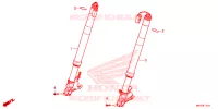 FOURCHE pour Honda CBR 1000 RR SP BREMBO de 2022