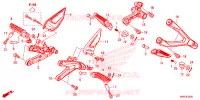 REPOSE PIED pour Honda CBR 1000 RR SP BREMBO de 2022