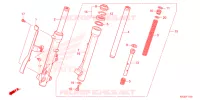 FOURCHE pour Honda SUPER CUB 125 ABS de 2023