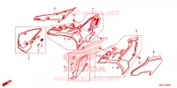 COUVERCLES LATERAUX pour Honda CB 500 X ABS de 2023