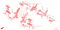 REPOSE PIED pour Honda CB 500 X ABS de 2023