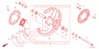 ROUE ARRIERE pour Honda CRF 250 L de 2024