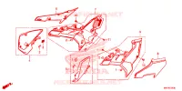COUVERCLES LATERAUX pour Honda CB 500 X de 2022