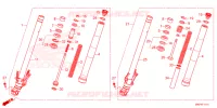 FOURCHE pour Honda CB 500 X de 2022