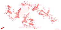 REPOSE PIED pour Honda CB 500 X de 2022