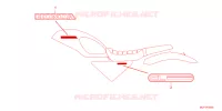 AUTOCOLLANTS pour Honda CL 500 de 2023