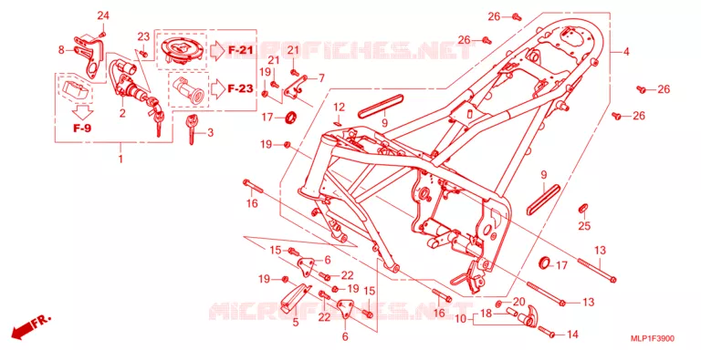 CADRE Honda MOTO 500 CL 2024  CL500AP