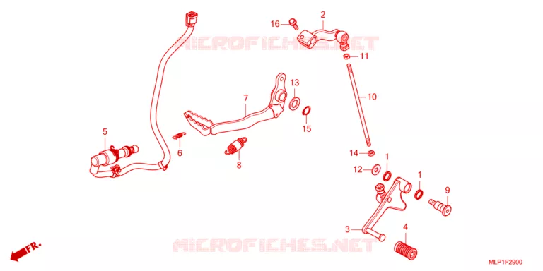 PEDALE Honda MOTO 500 CL 2024  CL500AP