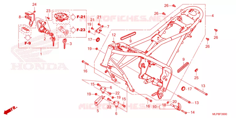 CADRE Honda MOTO 500 CL 2023  CL500AP