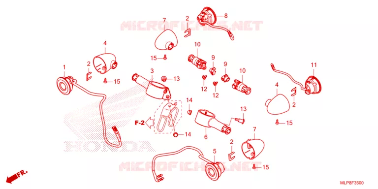 CLIGNOTANT Honda MOTO 500 CL 2023  CL500AP