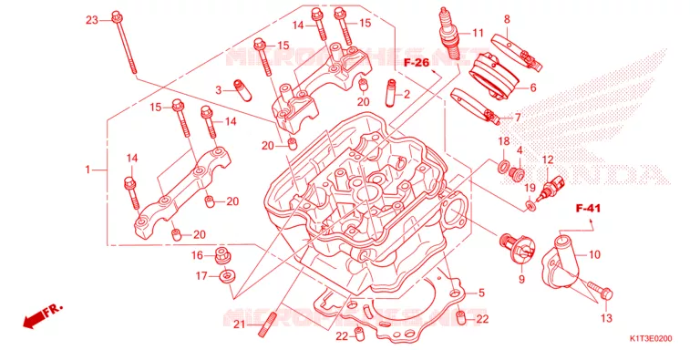 CULASSE Honda MOTO 250 CRF 2021  CRF250LRAM