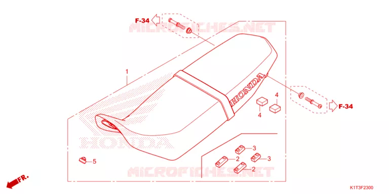 SELLE Honda MOTO 250 CRF 2021  CRF250LRAM