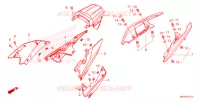 COUVERCLES LATERAUX pour Honda NC 750 X ABS DCT de 2022